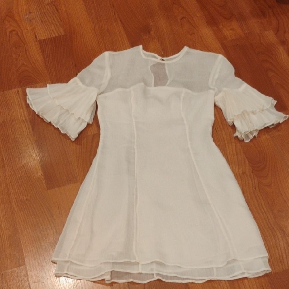 KEEPSAKE the Label Cream Sheer Blouse